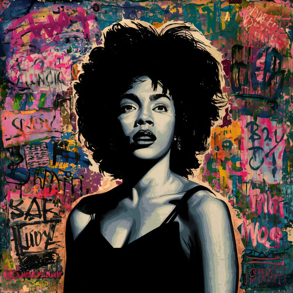 Old School Stencil Art Beauty