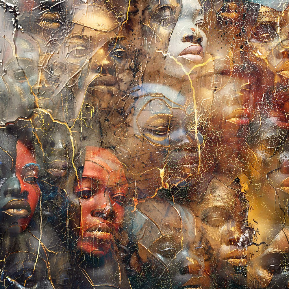 African Art Illustration Wallart 004