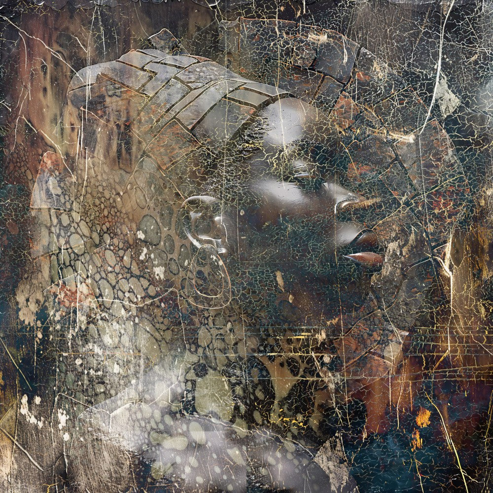 African Art Illustration Wallart 018