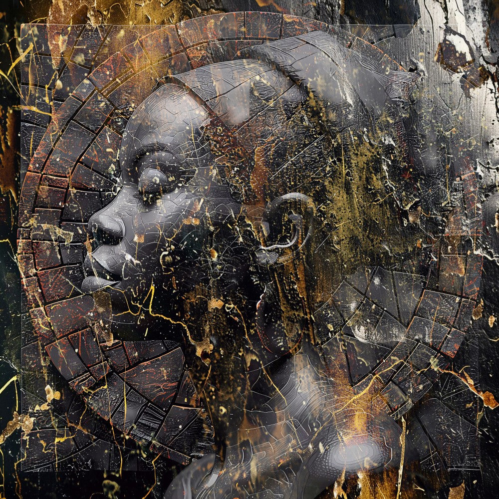 African Art Illustration Wallart 019