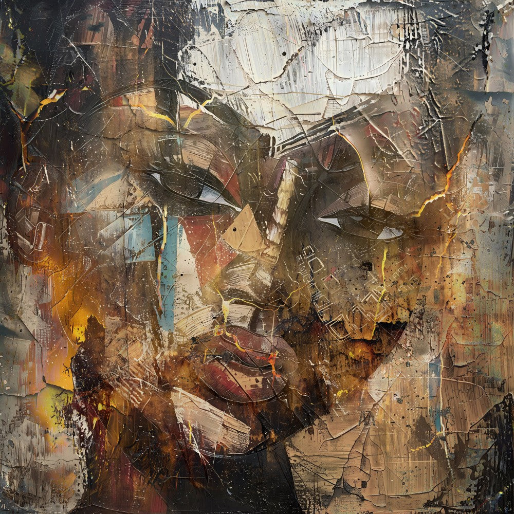 African Art Illustration Wallart 027