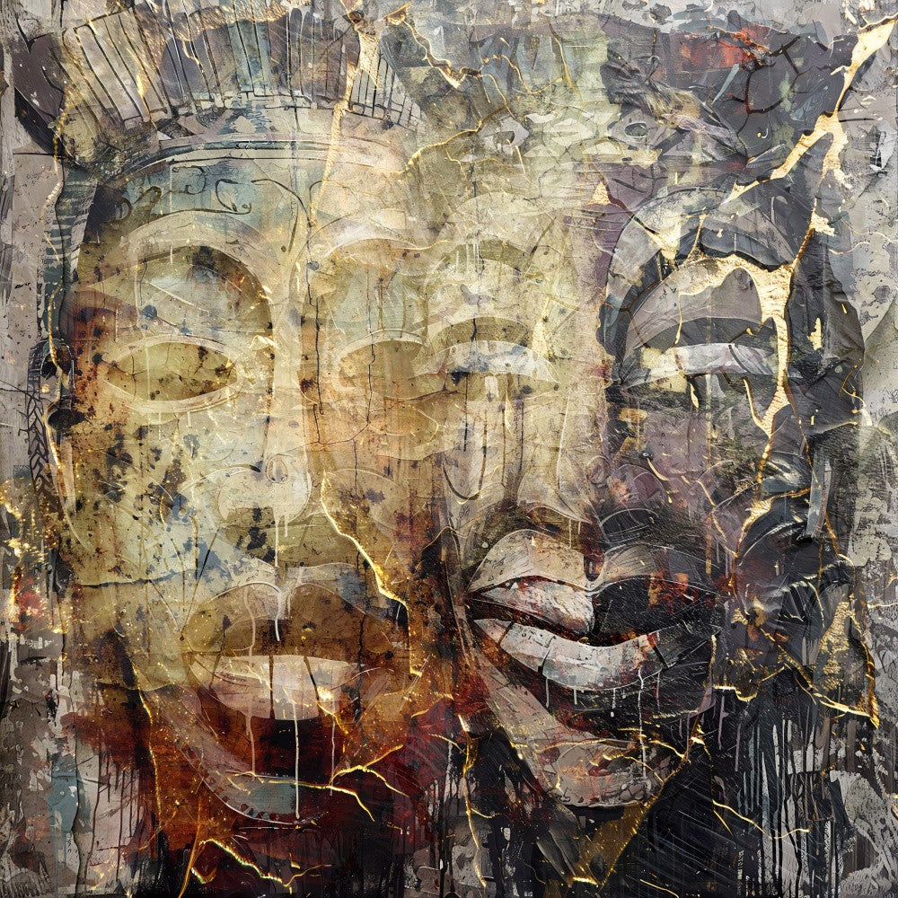 African Art Illustration Wallart 046