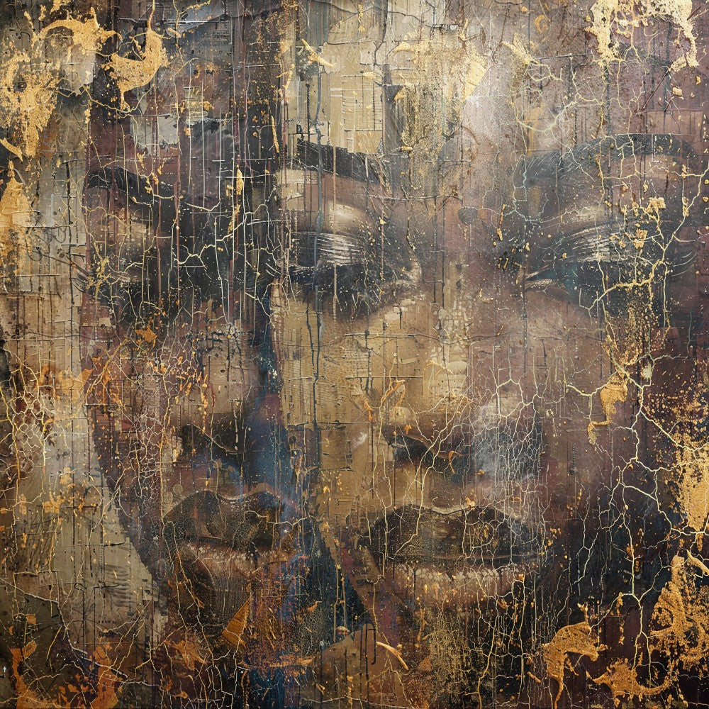 African Art Illustration Wallart 054