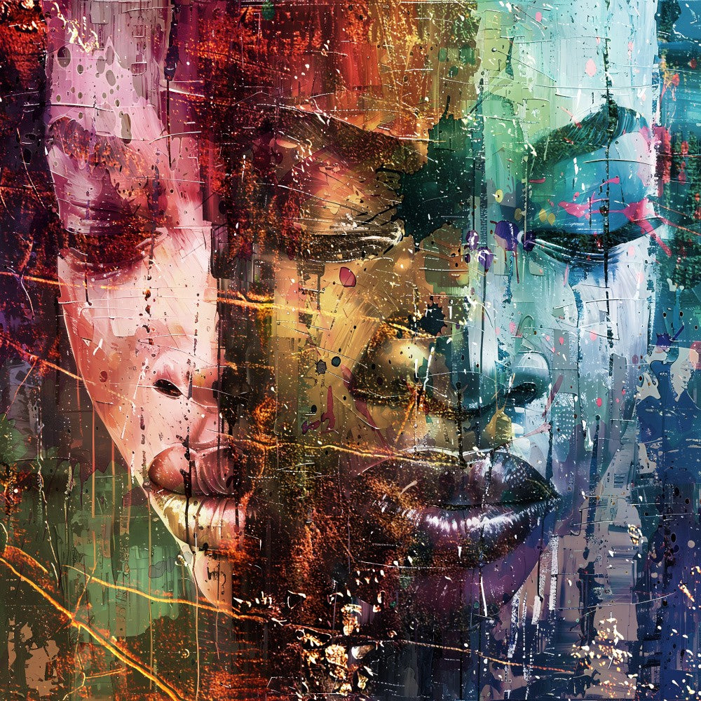 African Art Illustration Wallart 056