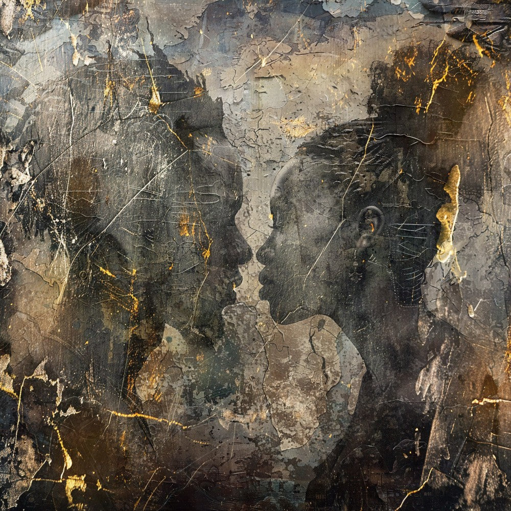 African Art Illustration Wallart 088