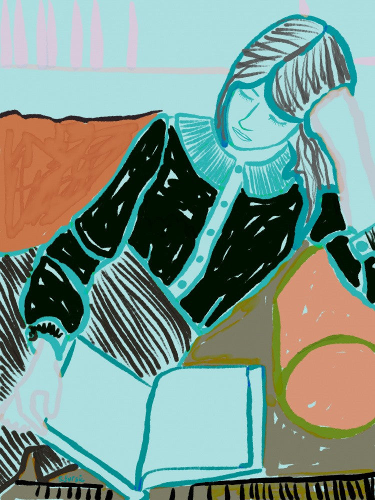 Lady reading