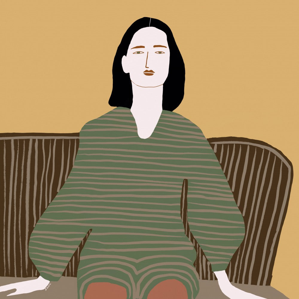 Seated woman