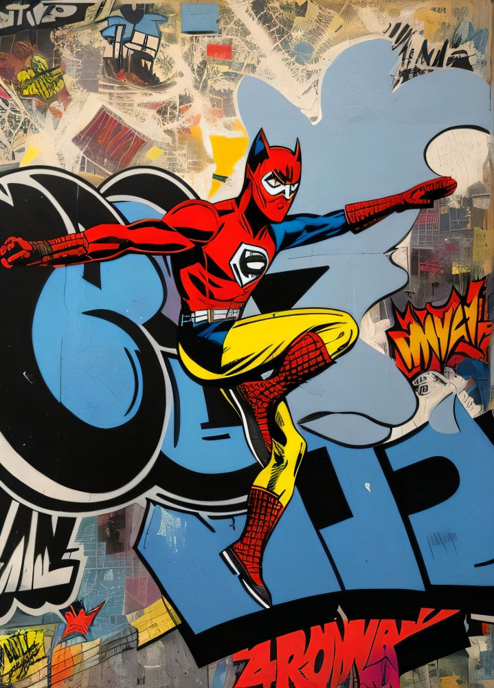 Graffiti superhero
