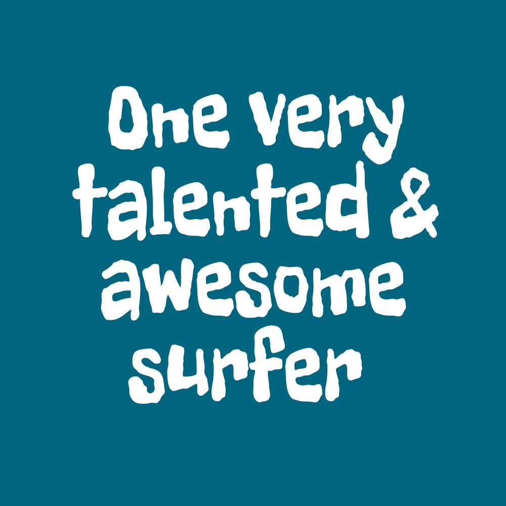 One very talented and awesome surfer