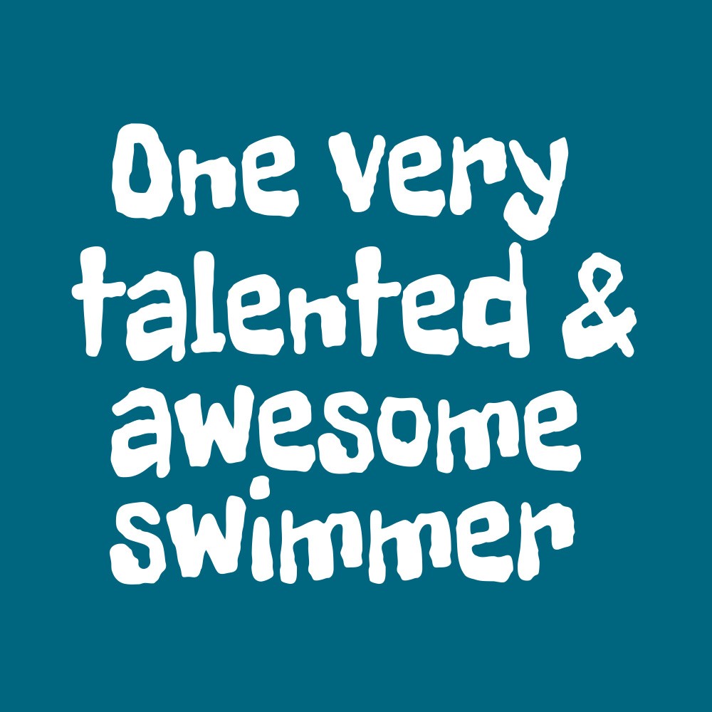 One very talented and awesome swimmer