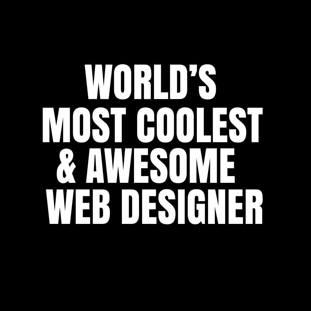 Der coolste und großartige Webdesigner der Welt