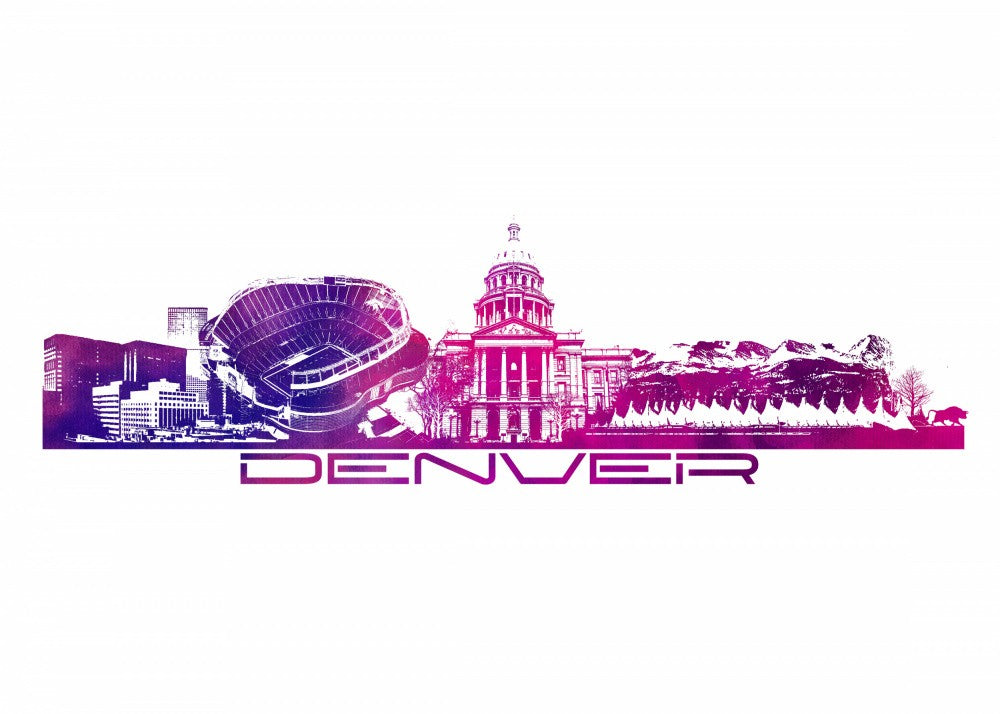 Denver Usa Skyline City Art (5)