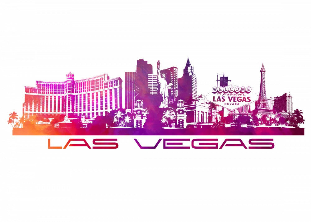 Las Vegas Usa Skyline City Art (9)