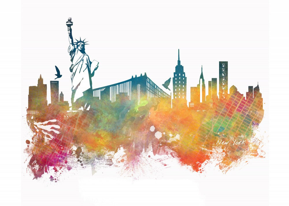 New York City Usa  Skyline City Art (4)