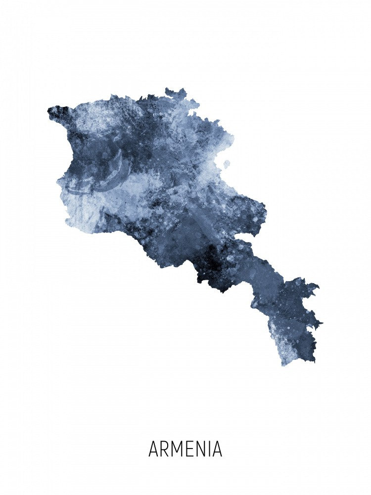 Armenia Watercolor Map