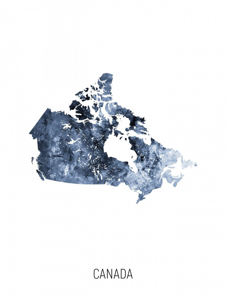 Canada Watercolor Map