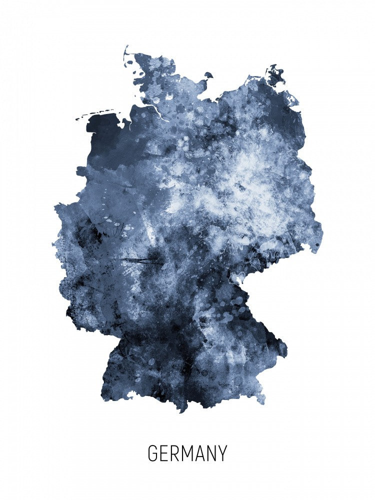 Germany Watercolor Map