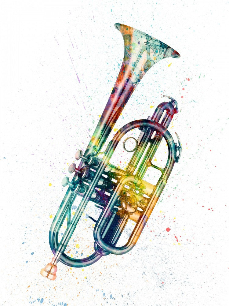 Cornet Abstract Watercolor
