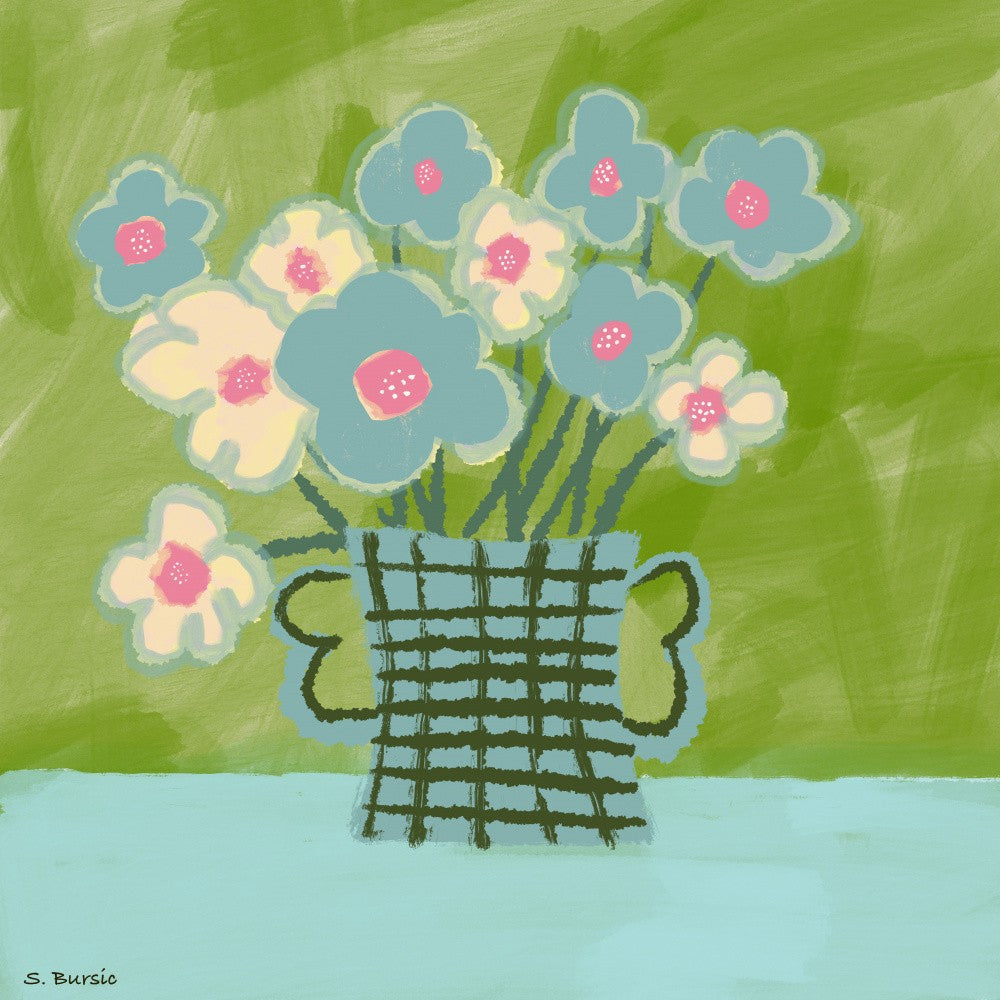 Blue flowers