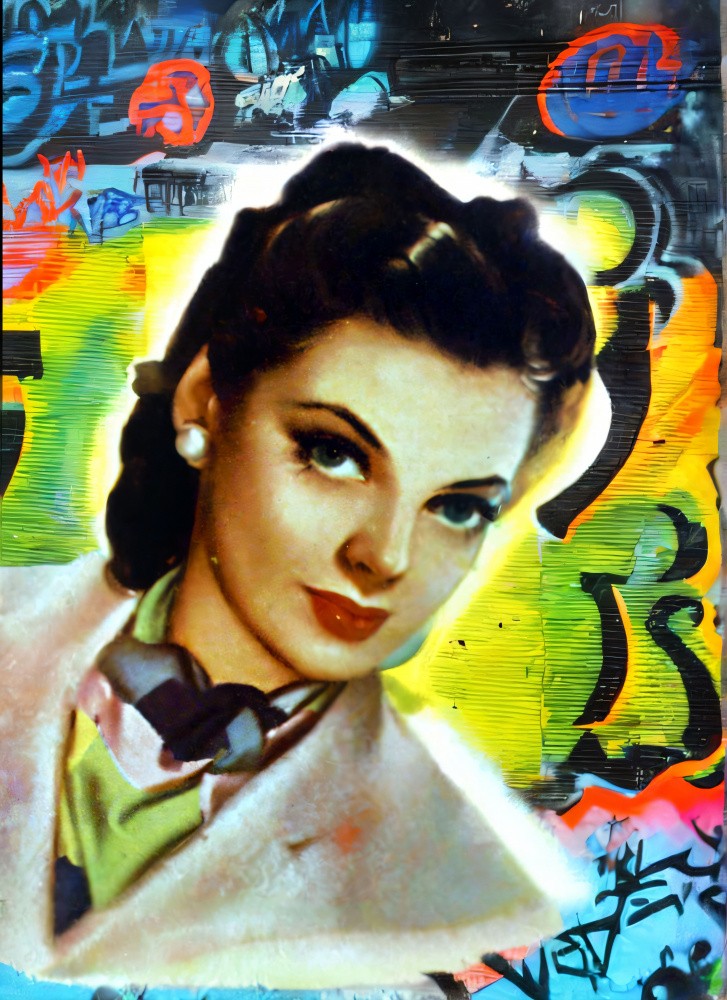 Graffiti-Schönheit