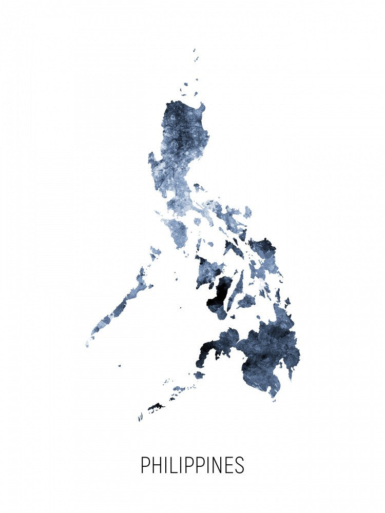 Philippines Watercolor Map