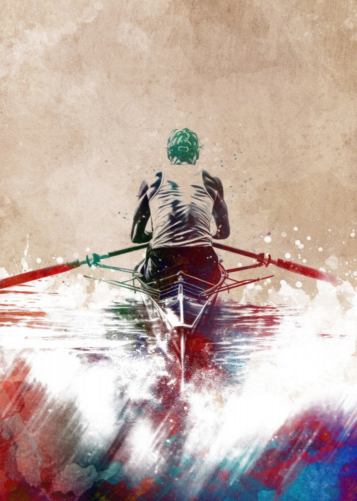 Kayaking Sport Art