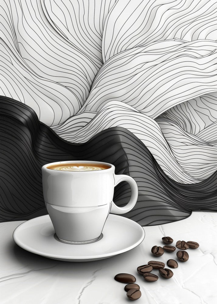 I Love Coffee Food Illustration Art (3)