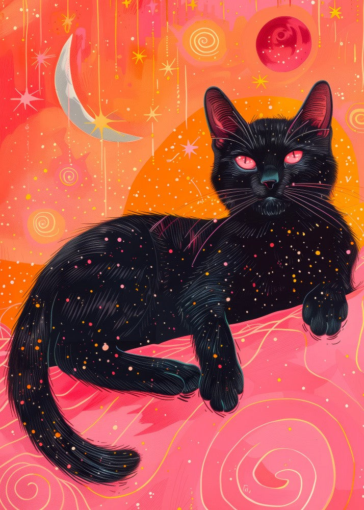 Candy Cat the Star Illustration (2)