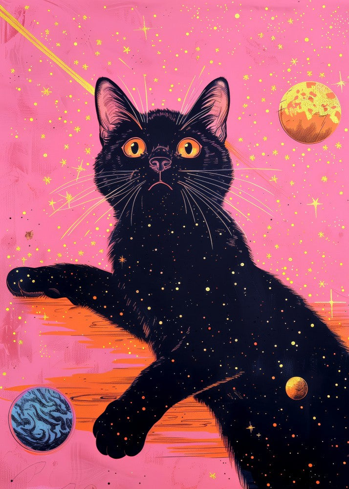Candy Cat the Star Illustration (3)