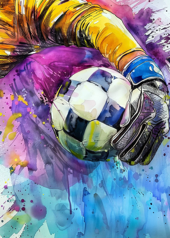 Sport Watercolor Football Player (4)
