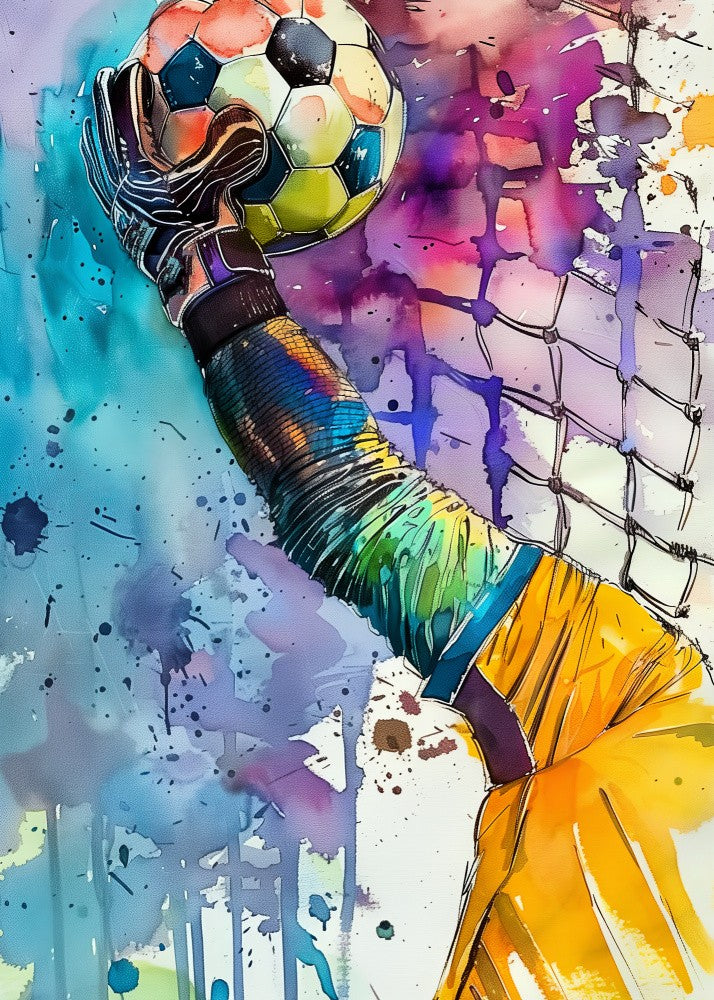 Sport Watercolor Football Player (5)
