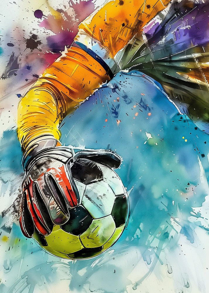 Sport Watercolor Football Player (6)