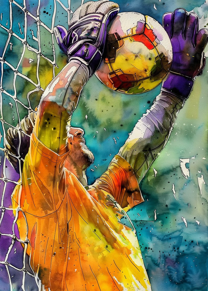 Sport Watercolor Football Player (7)