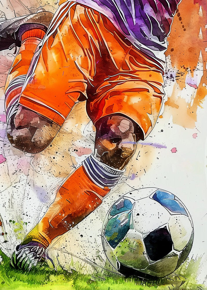 Sport Watercolor Football Player (11)