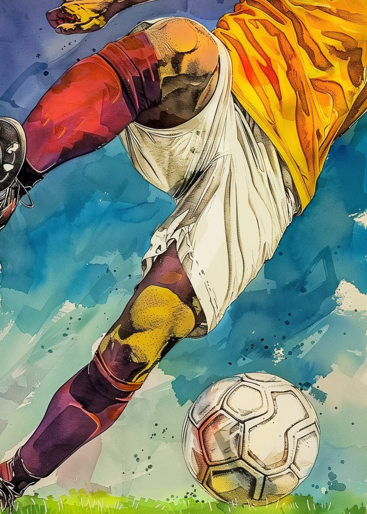 Sport Watercolor Football Player (14)
