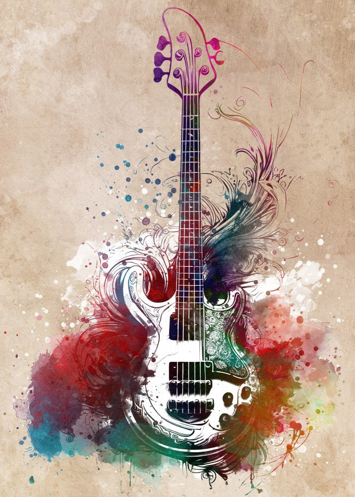 Guitar Music Art (1)