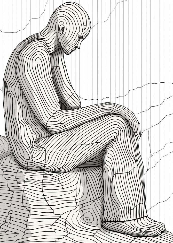 Lines Art Lonely