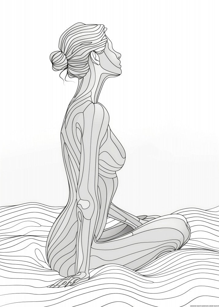 Lines Art Woman 1