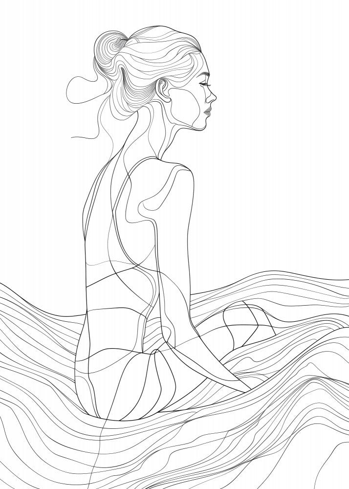 Lines Art Woman 2