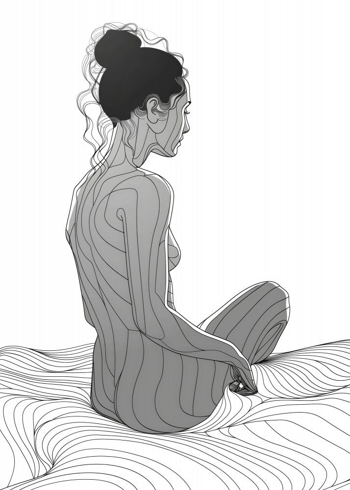 Lines Art Woman 3