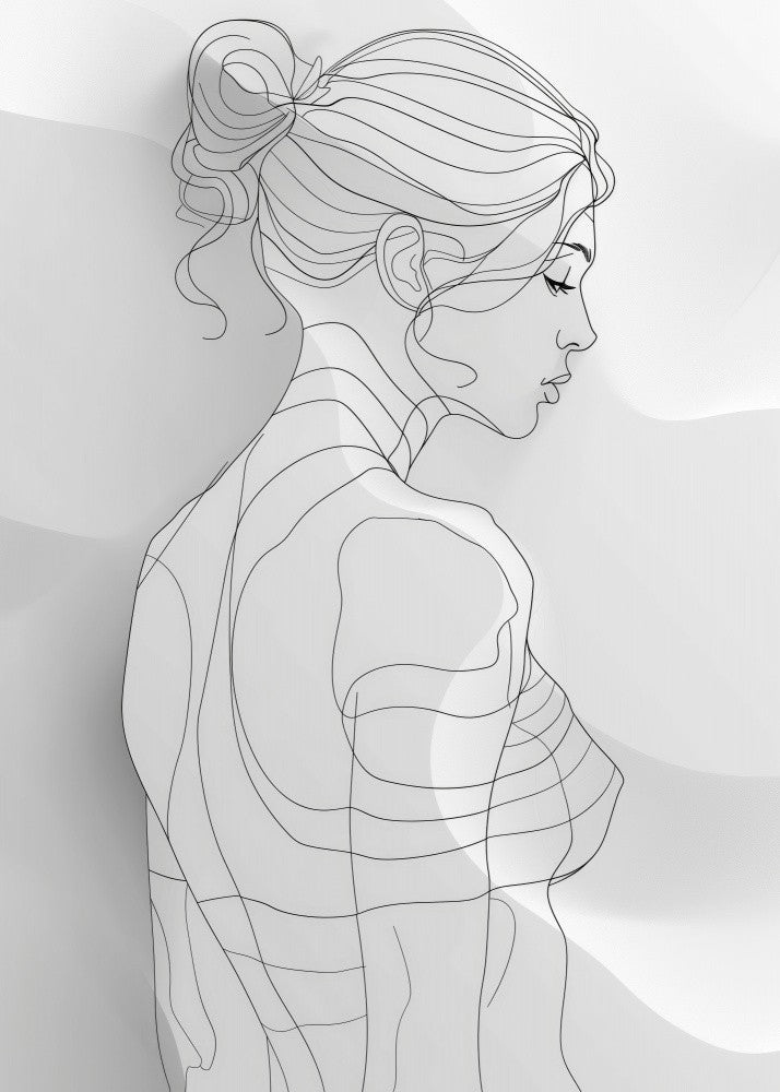 Lines Art Woman 5