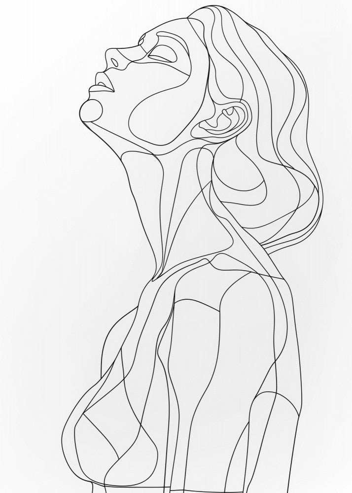 Lines Art Woman 9