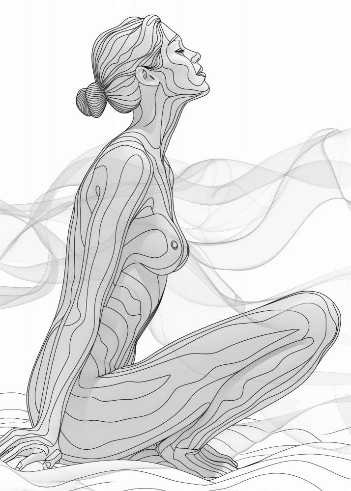 Lines Art Woman 11