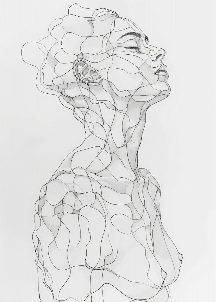 Lines Art Woman 14