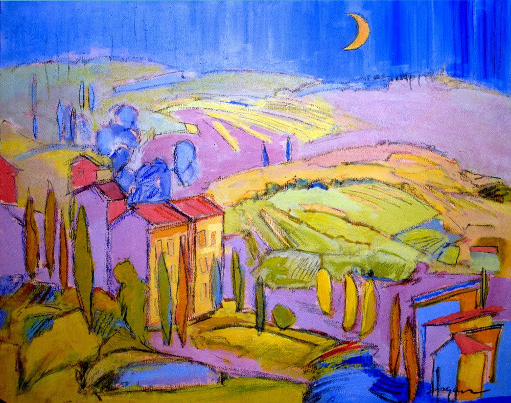 Moonlit Countryside
