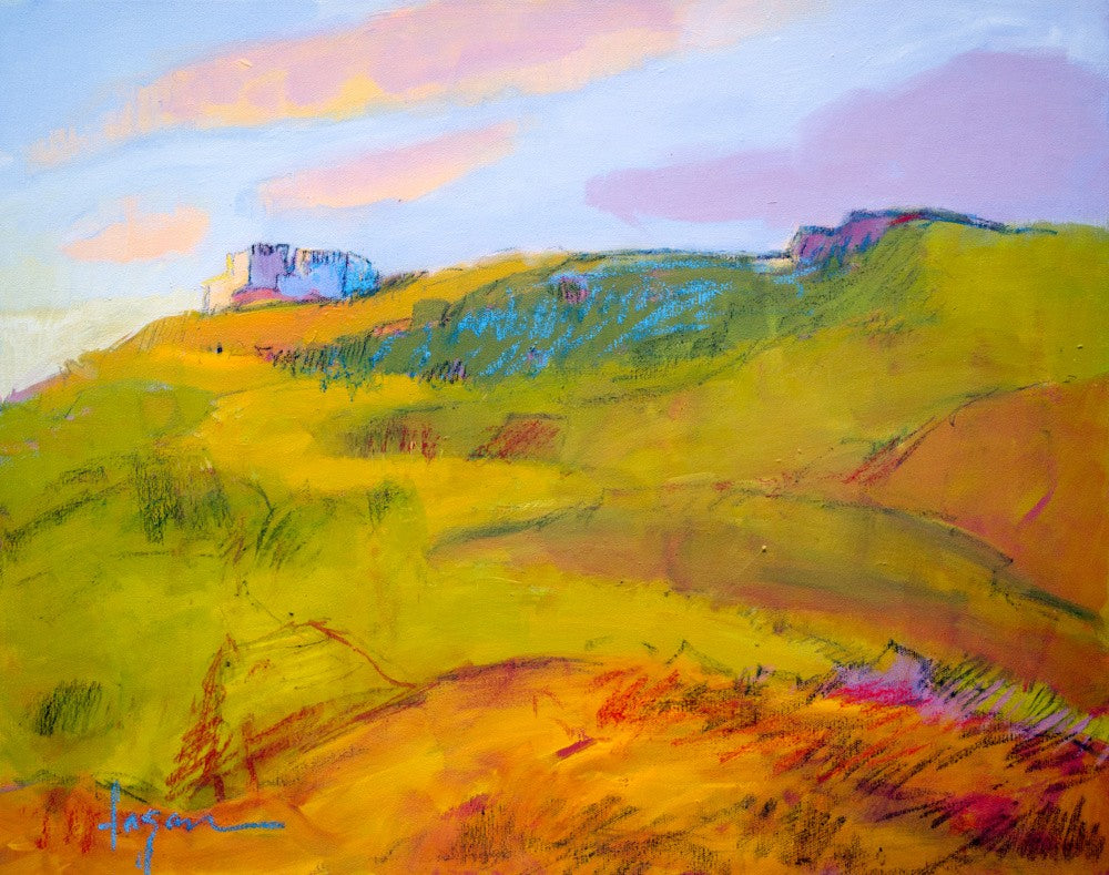 Vibrant Hillside Dream