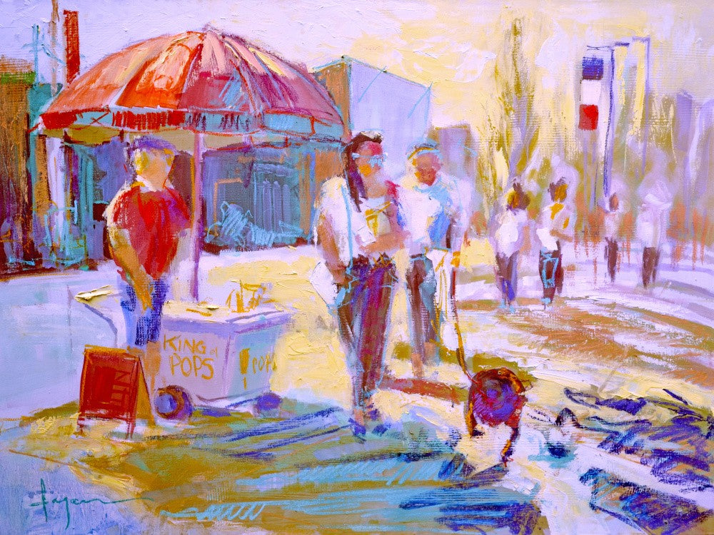 Sunny Stroll Scene