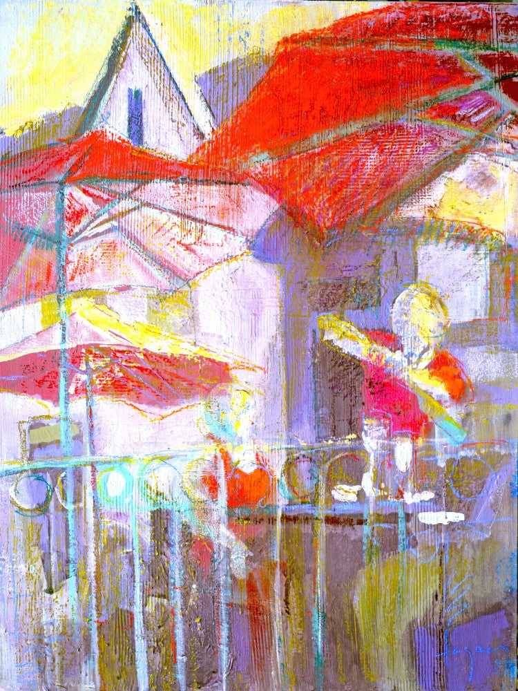Red Umbrellas