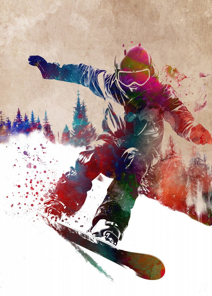 Sport Snowboard art