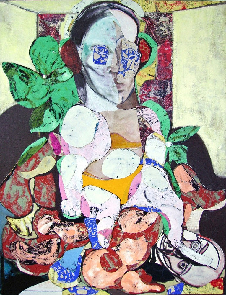 femme et pantin